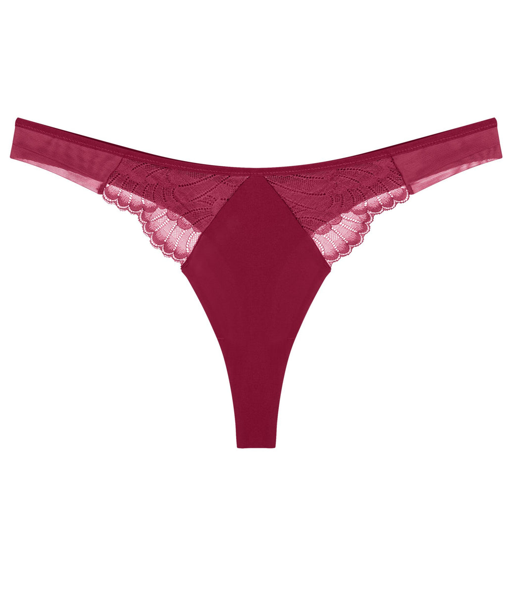 String+Love in Lace+Farbe Red Musk
