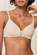 Schalen-BH ohne Bügel+Flex Smart P+Farbe Soft Praline