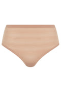 High Waist Tanga ONE SIZE+SoftStretch Stripes+Farbe Sirocco