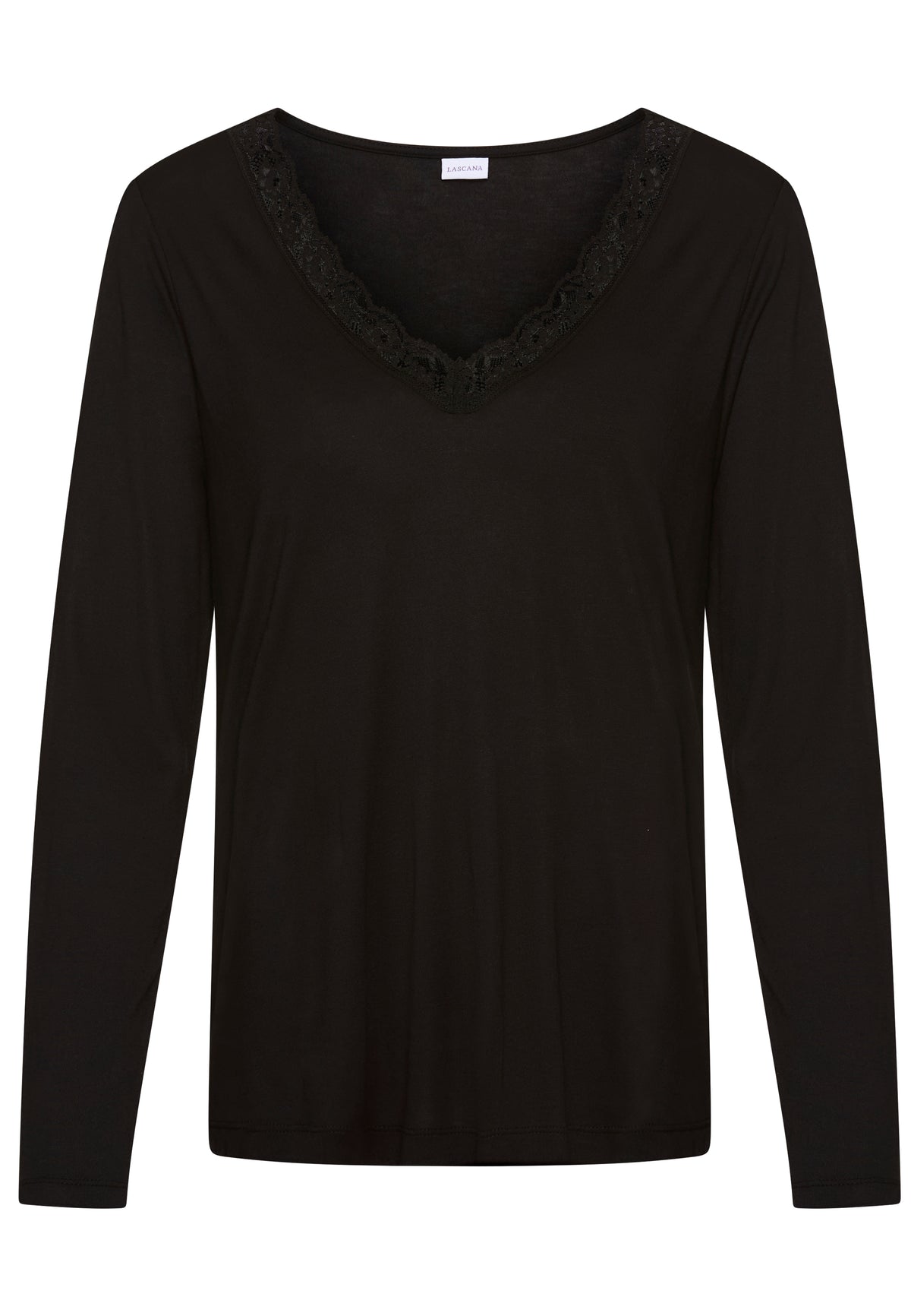 Shirt+Pretty Lace+Farbe Schwarz