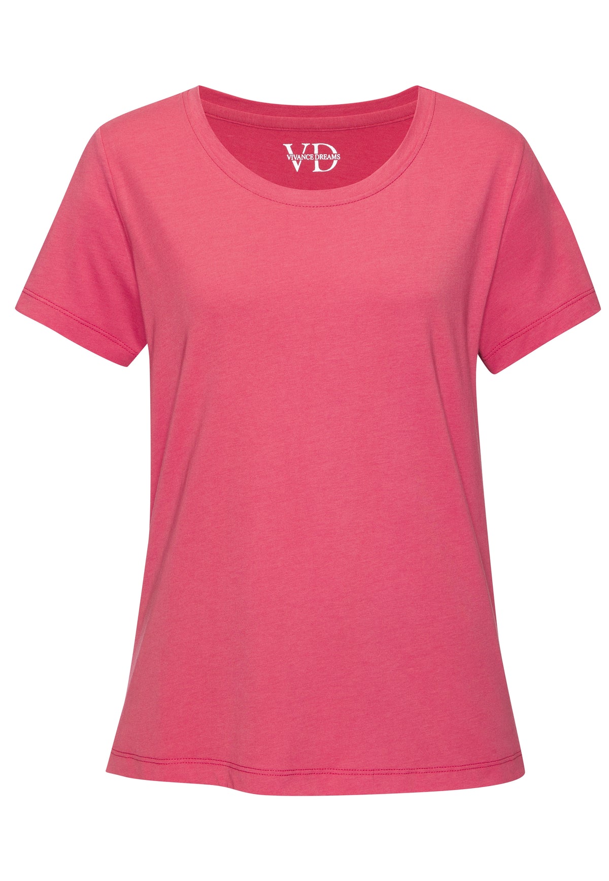 Pyjamaoberteil+Vivance Dreams+Farbe Rot