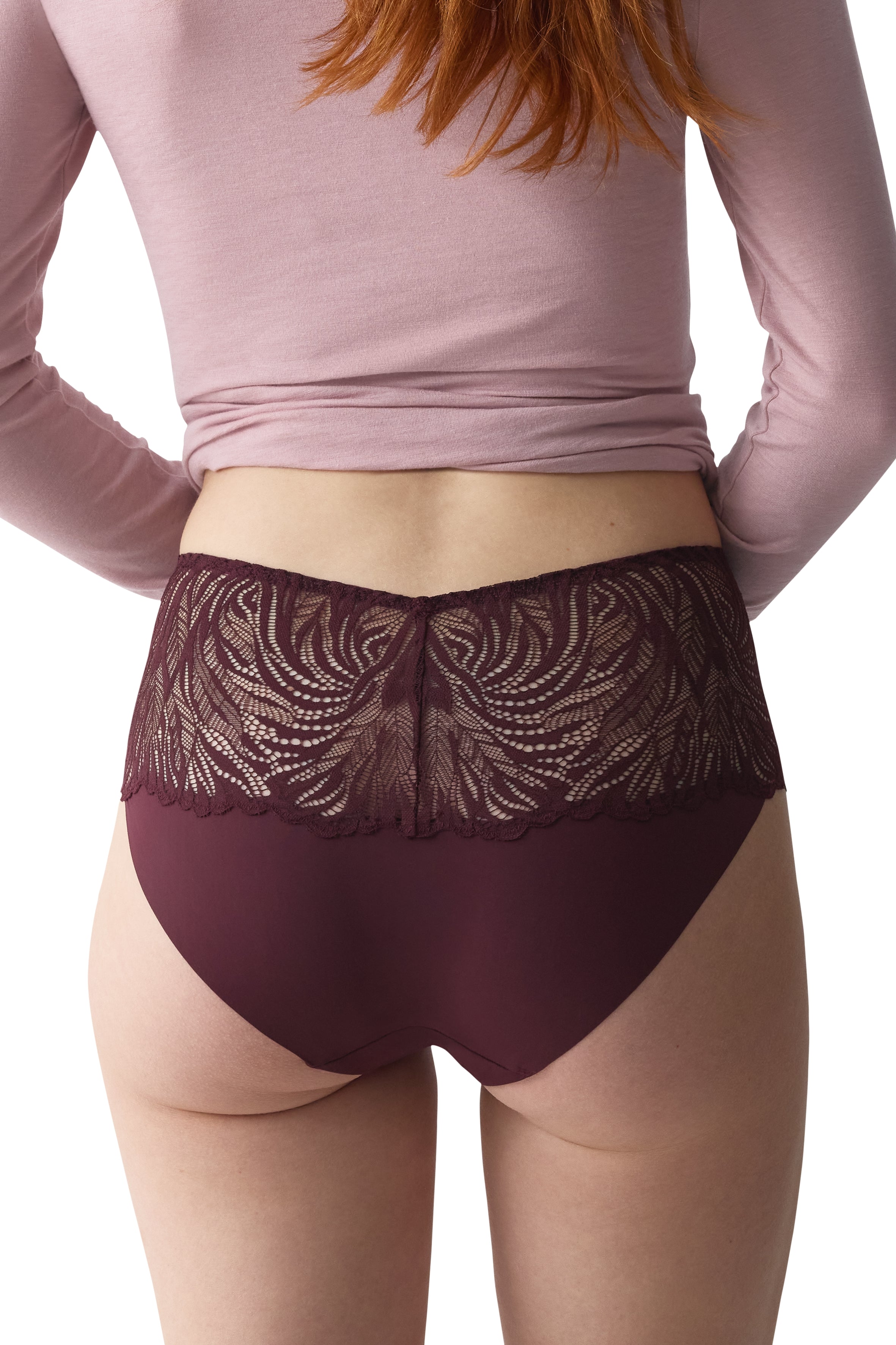 Bandeau-Slip+Pretty Micro Maxi+Farbe Claret (10229116)