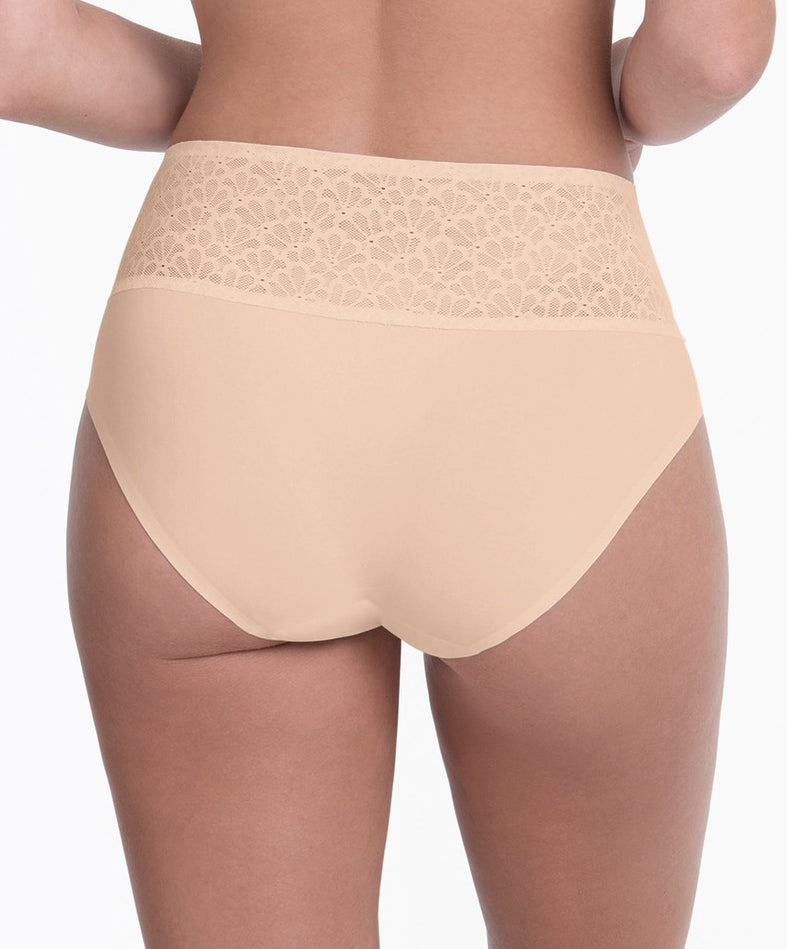 High Waist Panty+Essential Lace+Farbe Smart Rose