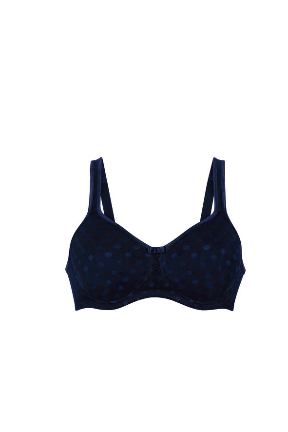 Schalen-BH ohne Bügel+Airita+Farbe Maritim Blue