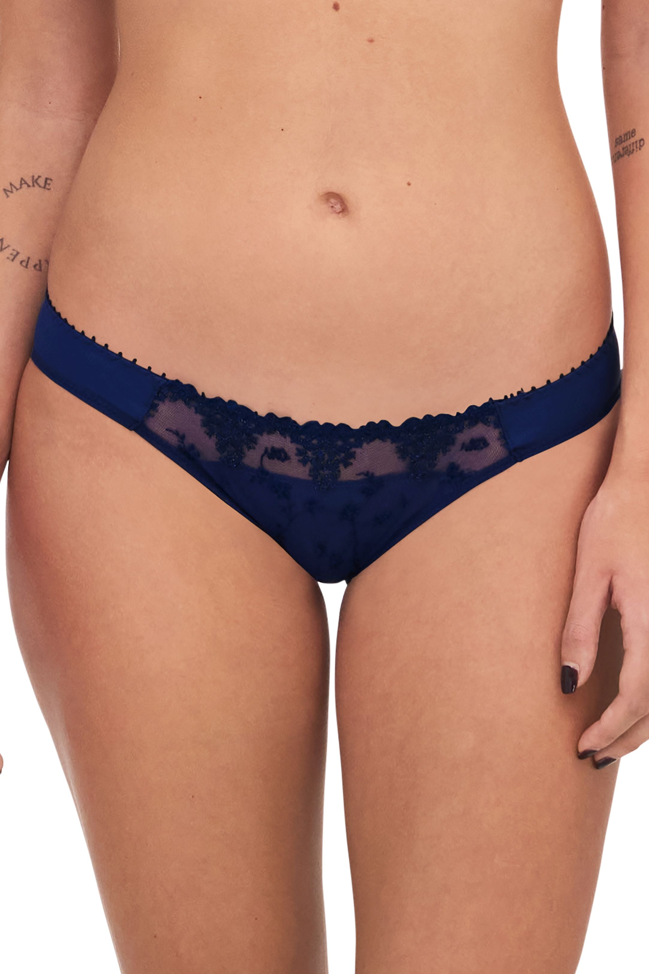 Slip+White Nights+Farbe Farbe Danube Blue Lurex