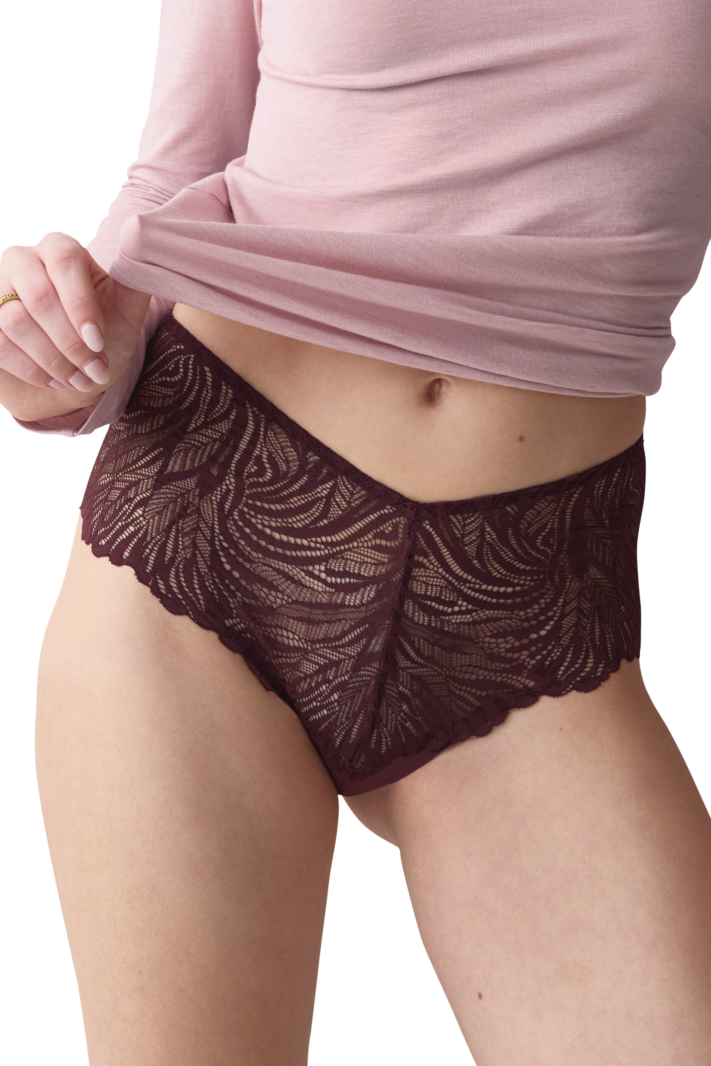 Bandeau-Slip+Pretty Micro Maxi+Farbe Claret (10229116)