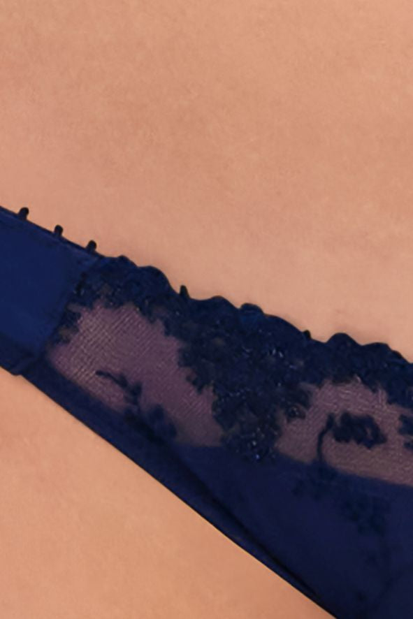 Slip+White Nights+Farbe Farbe Danube Blue Lurex