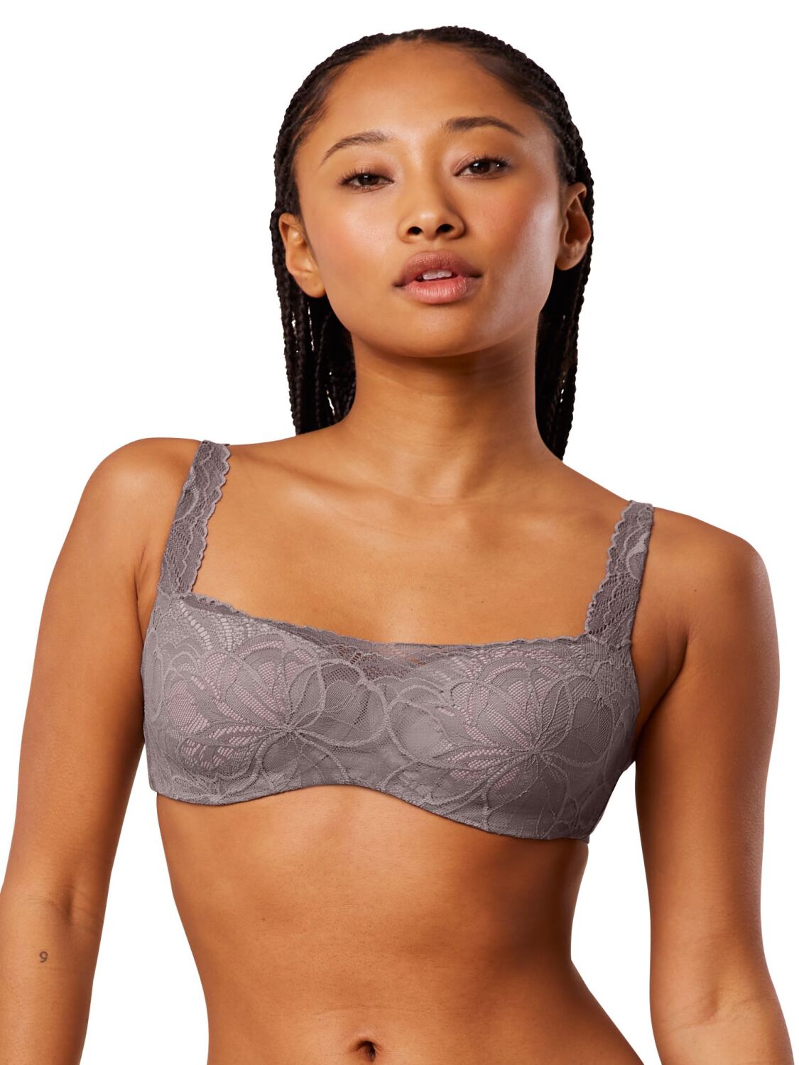 Triumph Balconette-BH Body Make-Up Illusion Lace Farbe Pigeon Grey