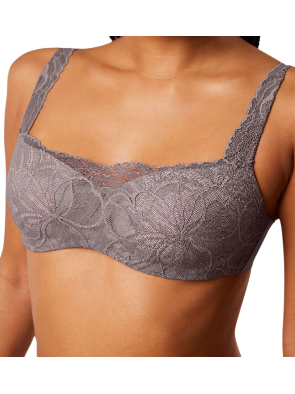 Triumph Balconette-BH Body Make-Up Illusion Lace Farbe Pigeon Grey