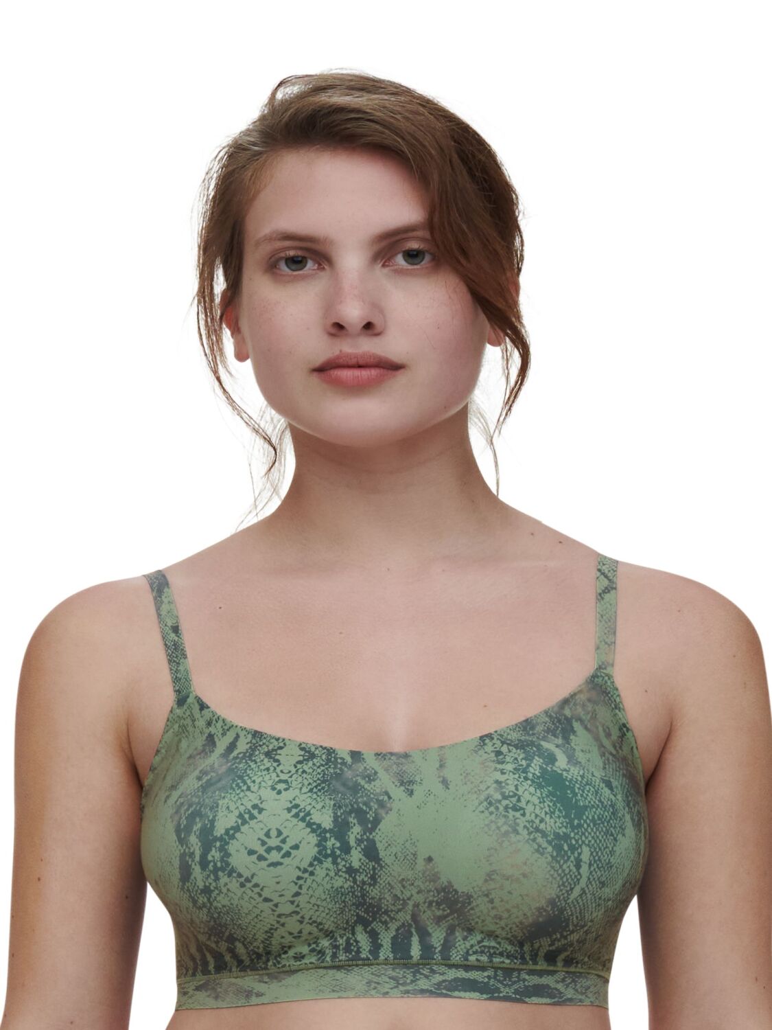 Chantelle Bralette mit schmalen Trägern SoftStretch Farbe Python Print