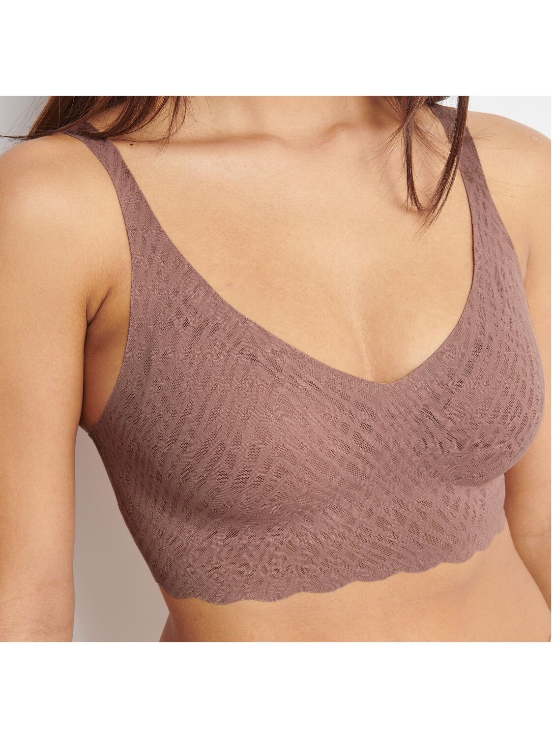 Sloggi Bralette ZERO Feel Bliss Farbe Cacao