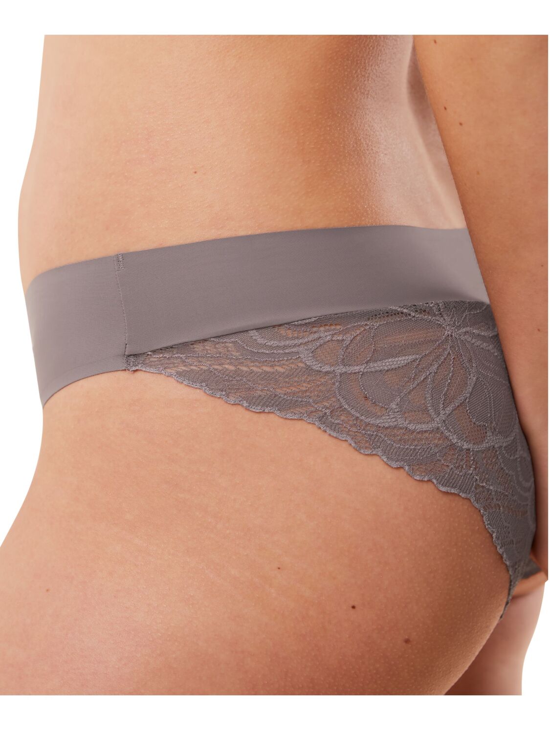 Triumph Highleg Tai Body Make-Up Illusion Lace Farbe Pigeon Grey