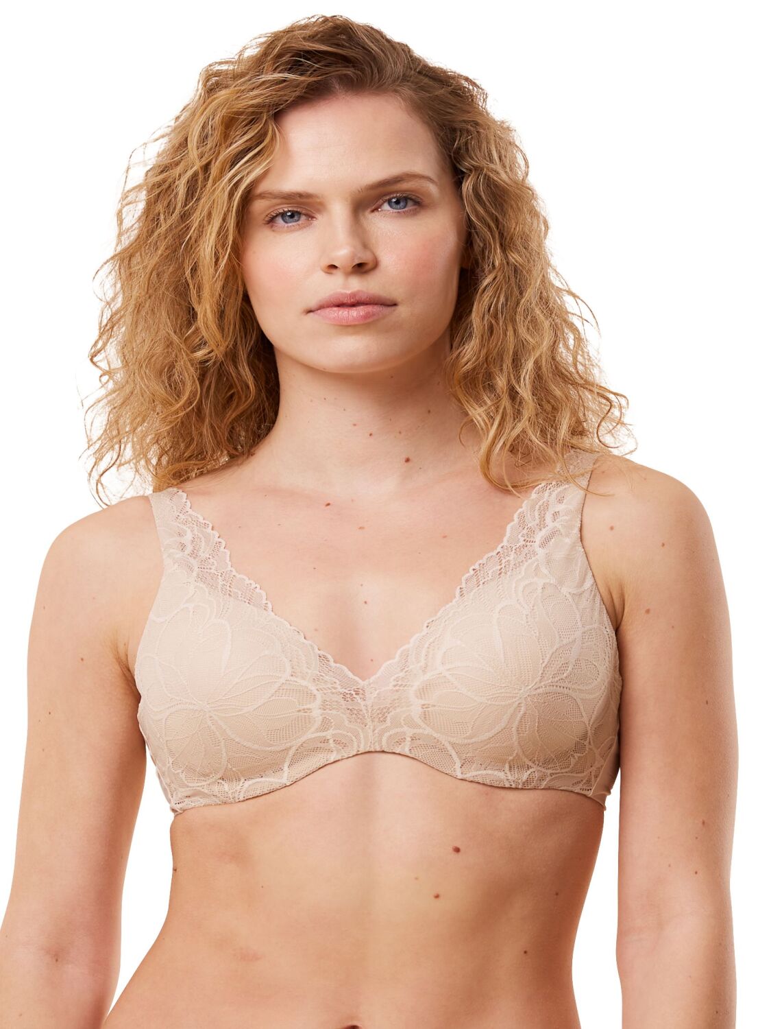 Triumph Schalen-BH Body Make-Up Illusion Lace WP Farbe Nude Beige