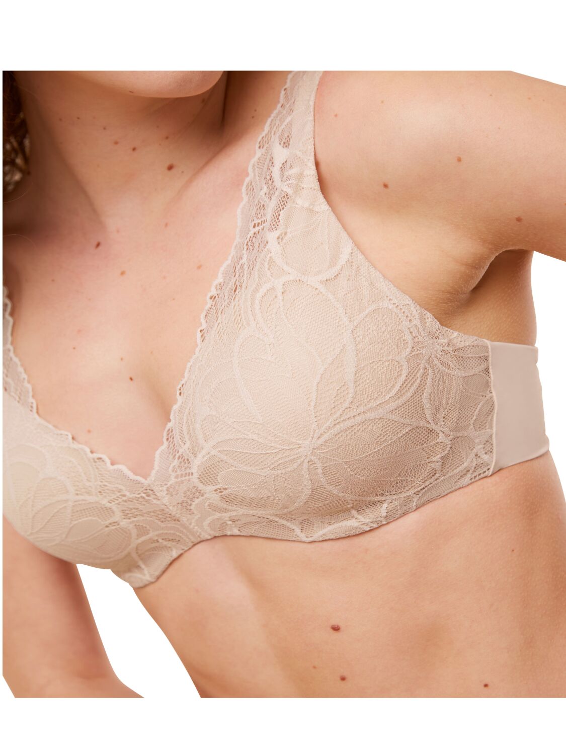 Triumph Schalen-BH Body Make-Up Illusion Lace WP Farbe Nude Beige