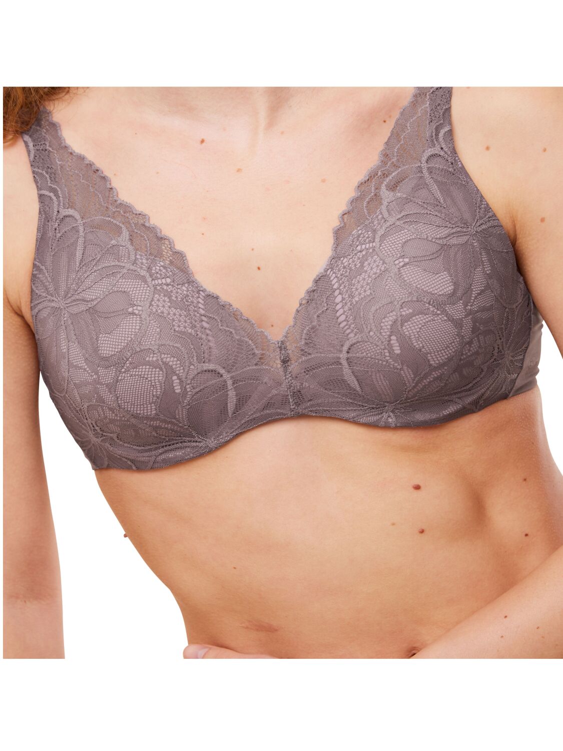 Triumph Schalen-BH Body Make-Up Illusion Lace WP Farbe Pigeon Grey