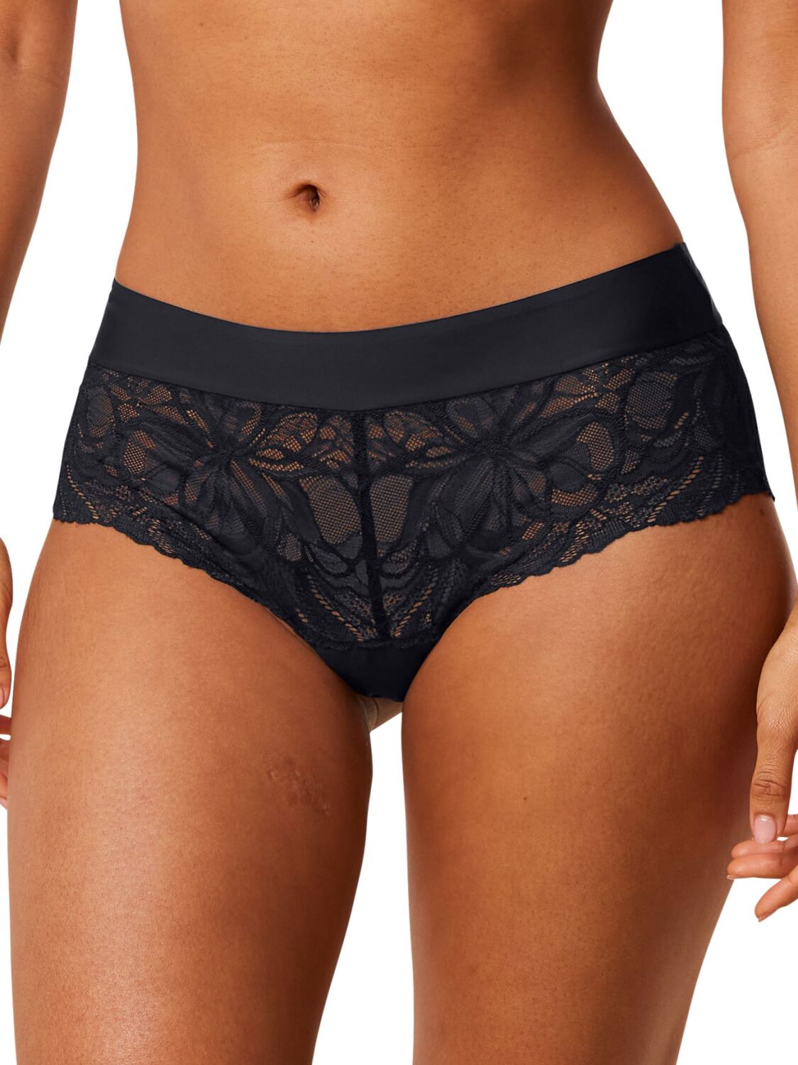 Triumph Shorty Body Make-Up Illusion Lace Farbe Black