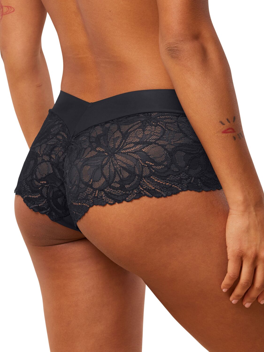 Triumph Shorty Body Make-Up Illusion Lace Farbe Black