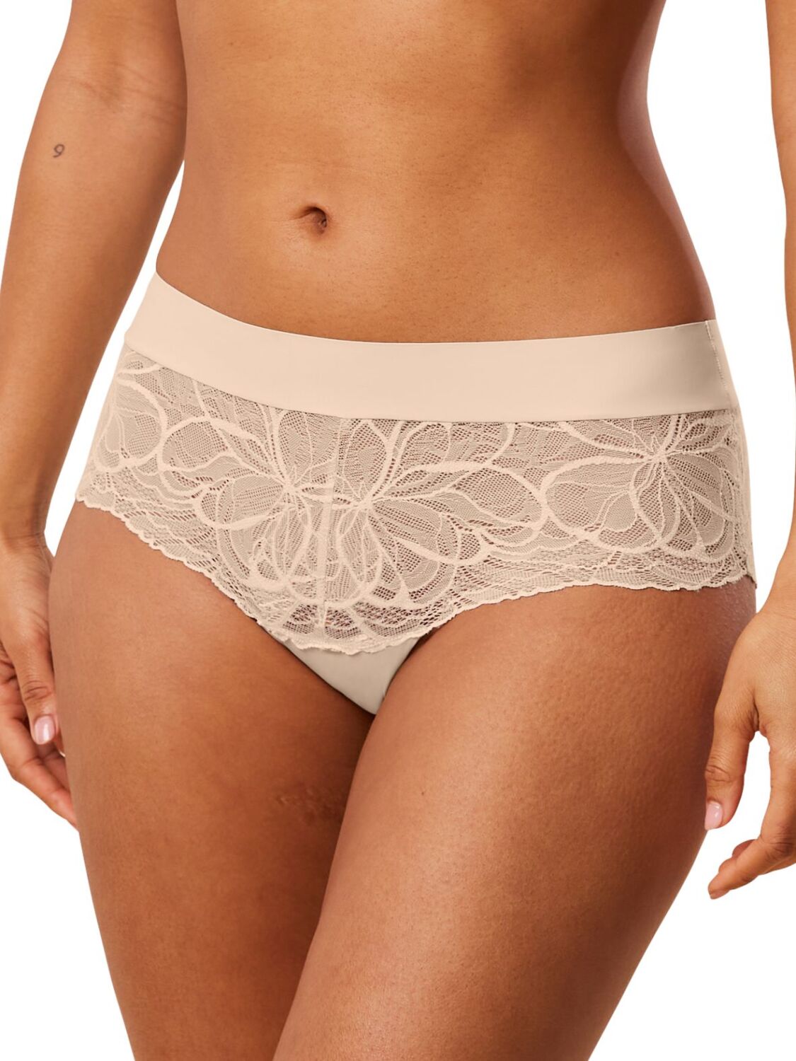 Triumph Shorty Body Make-Up Illusion Lace Farbe Nude Beige