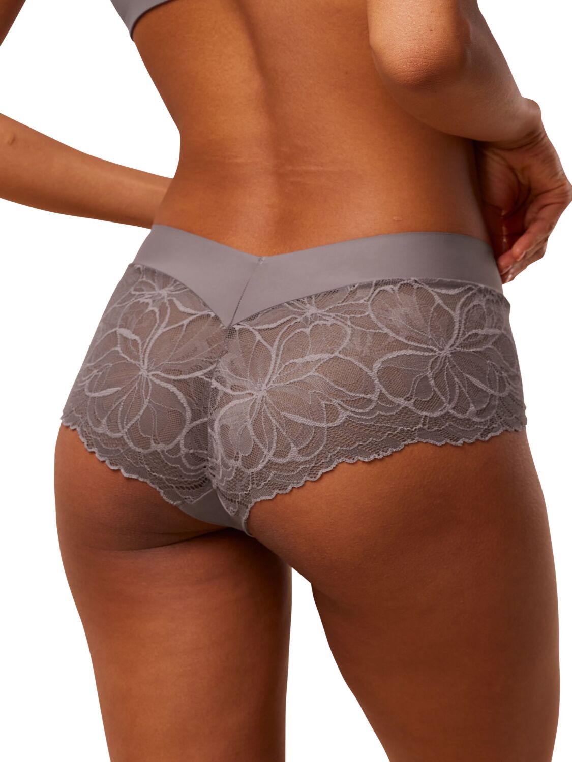 Triumph Shorty Body Make-Up Illusion Lace Farbe Pigeon Grey