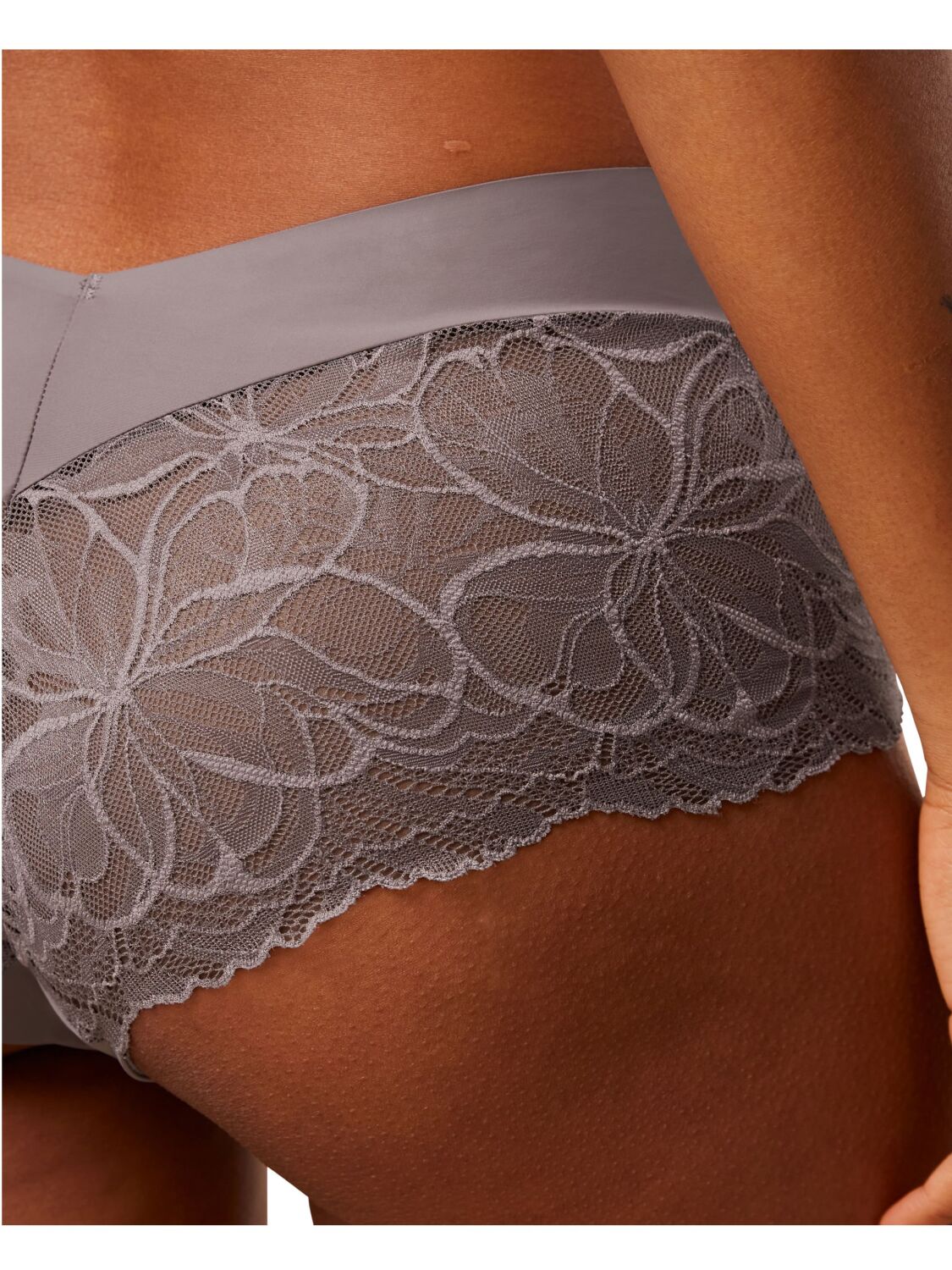 Triumph Shorty Body Make-Up Illusion Lace Farbe Pigeon Grey