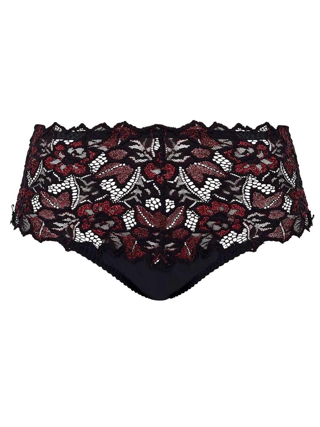 Sans Complexe Slip Arum Glitter Farbe Black & Red Glitter